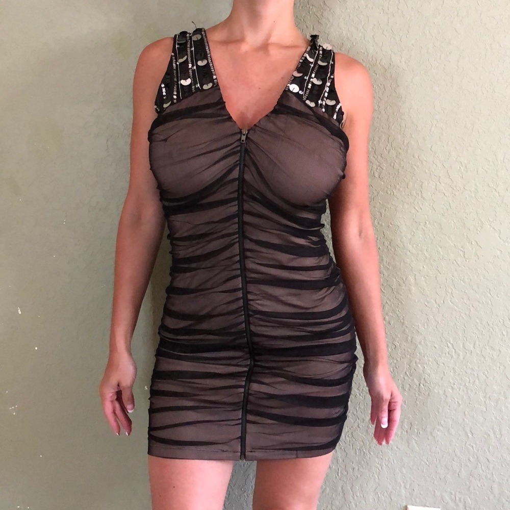 Black Sequence Dress